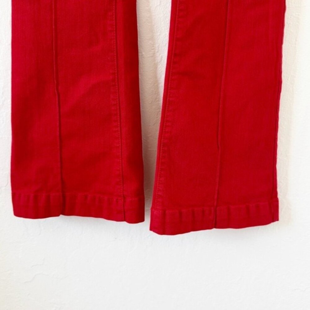 Revice Denim Venus Flare Jeans Red Mars Bar size 25 - Picture 6 of 12
